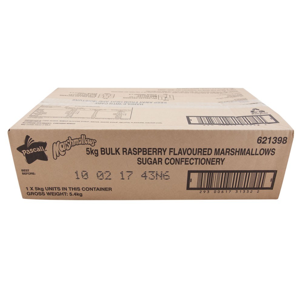 Pascall Pink Raspberry Marshmallows Candy Bar Sydney